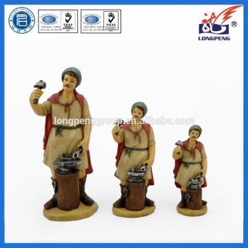 Nativity set figurine Blacksmith with anvil 15cm,Italian Nativity Village Figurine