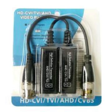 Screwless Passive HD-CVI/TVI/AHD Video Balun with Pigtail