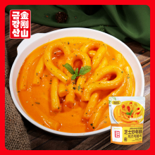 Cheese stir fried rice cake