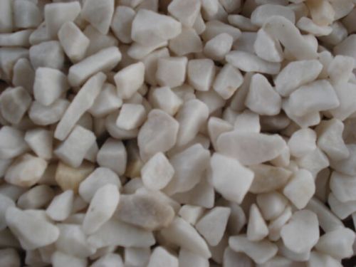 Pure White Natural Pebble Stone för Decoration Garden