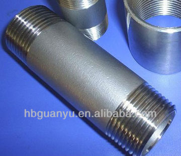 stainless steel pipe nipple, barrel nipple