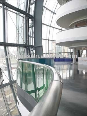 curved glass balustrades