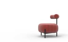 Latest collection sofa lounge chair comfortable fabric for office lounges