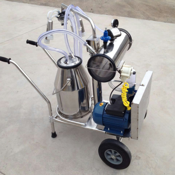collecting milk milking machine with vacuum pump
