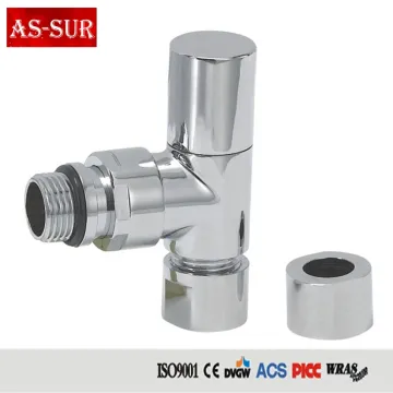 hot water heating system brass angle radiator valves