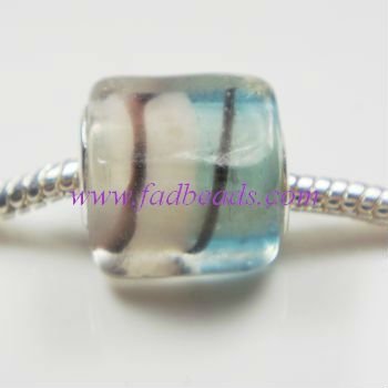 square european glass beads