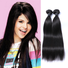 Silk straight unprocessed Brazilian human hair weave brasilian huaman hair for stock market.