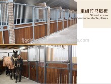 Solid air vent strand woven bamboo horse stable planks for horse hut
