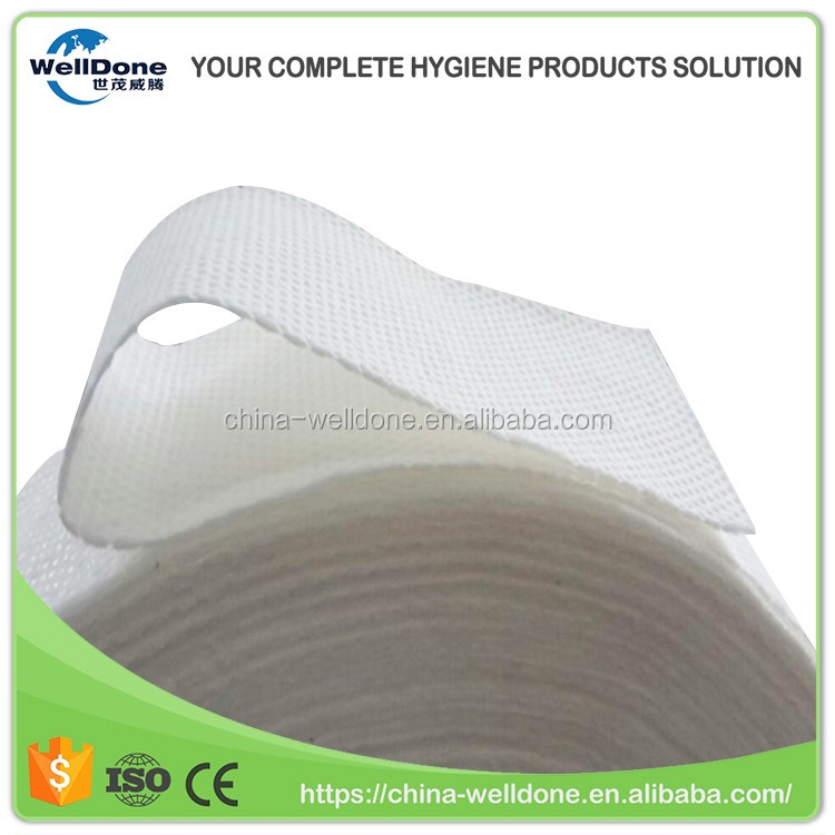 SAP Fluff Pulp Airlair Paper Sheet Super Absorbent Core Paper for Sanitary Pad