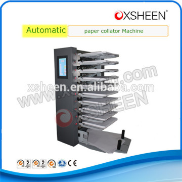 manufacturer paper gathering equipment,technical paper collator