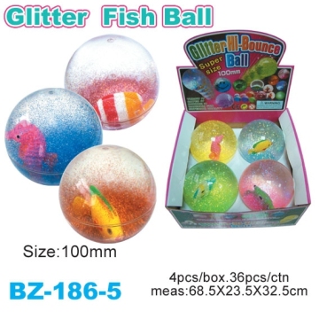 TPU Glitter Bouncy Ball