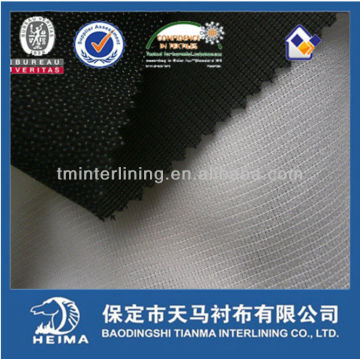 Knitting fusible interlining for cashmere fabrics baoding interlining factory