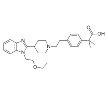 Second-Generation Histamine Bilastine CAS 202189-78-4