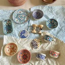 Hand-Painted Art Theme Dinnerware Set