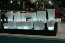 Plastic planter with light