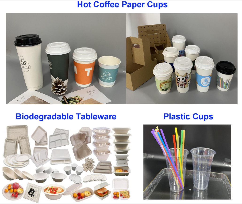 coffee cups, biodegradable tableware, plastic cup