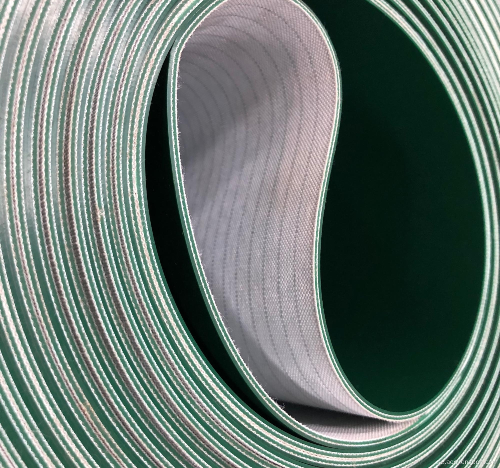 Transportband kraftrem PVC Grön färg