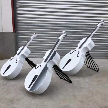 New design resin fiberglass guitar music sculpture