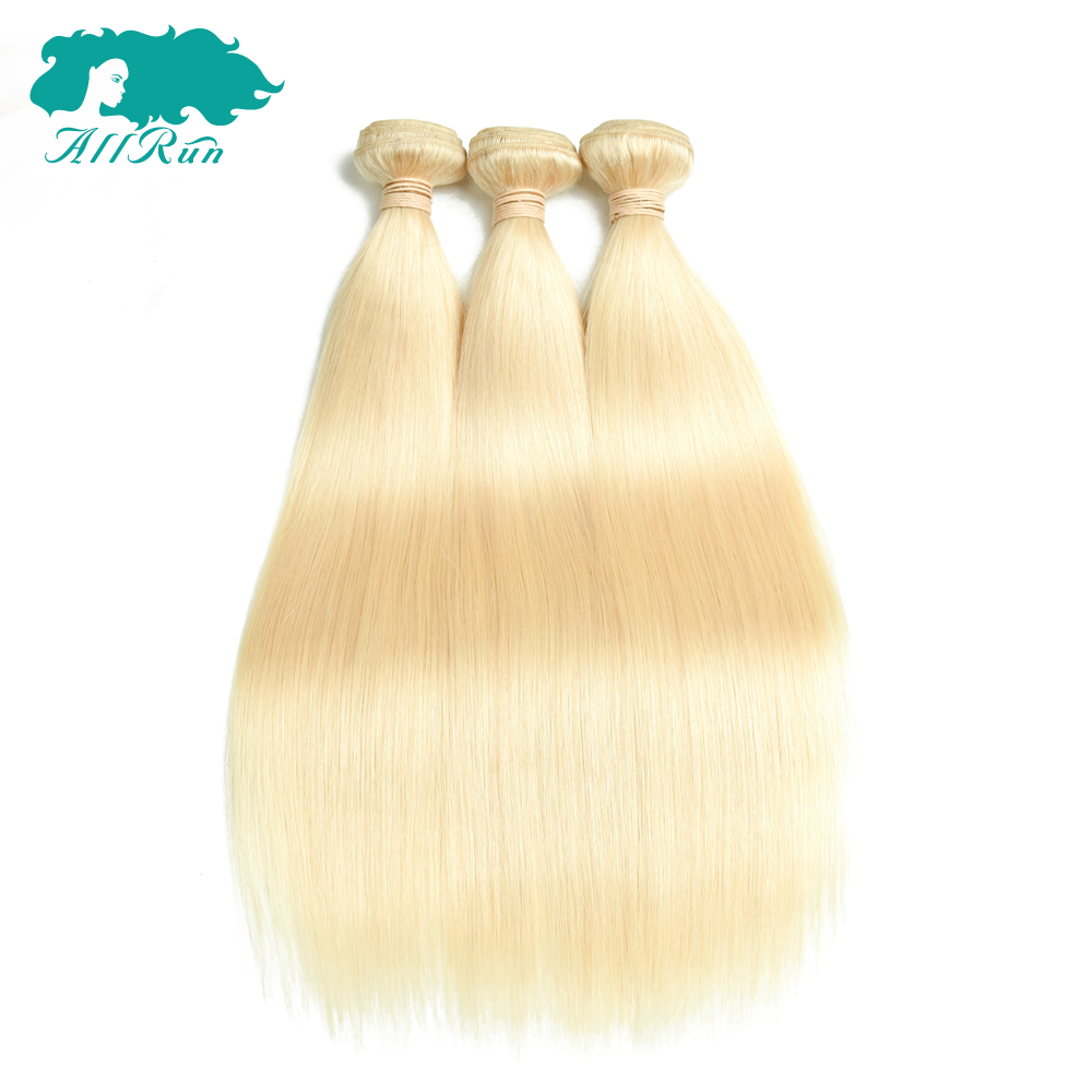 10A 613# 3 Pieces 100g Hair Bundles With One Piece 4*4 613# Lace Closure No Tangle No Shed Very Soft ,100% Brazilian Human Hair