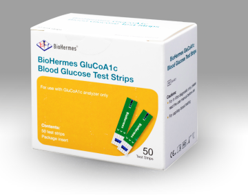 Blood Glucose Level Test Strip