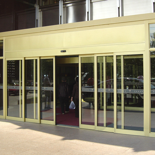 Automatic Telescopic Sliding Doors with Big Door Leafs