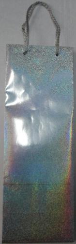 hologram wine bag-silver