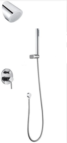 Round Concealed Shower Mixer