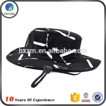 black fishing bucket hat for men