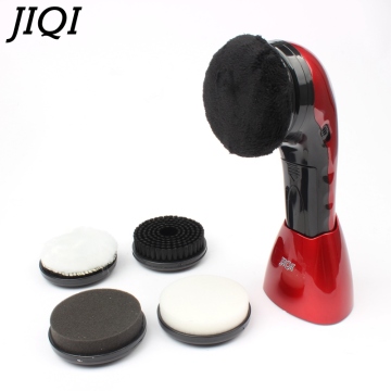 JIQI household electric mini shoes polisher hand-held portable Leather Polishing Equipment automatic clean machine