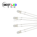 Diffusert hvit 3mm LED 5000-10000K kjølig hvit LED