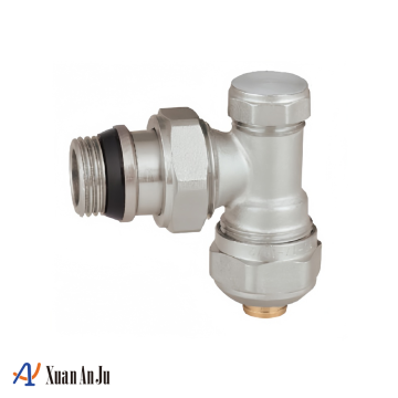 Brass Lockshield Angle Valve for Radiator Systems