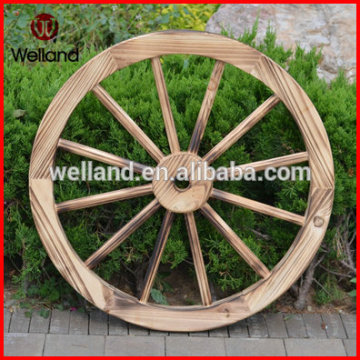 Decorative Wood Wheels Antique Flame Burnt Wagon Wheels