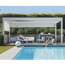 Modern Waterproof Outdoor Garden Aluminum Pergola