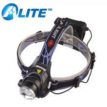 Rechargeable 10w led head flashlight zoom focus headlamp