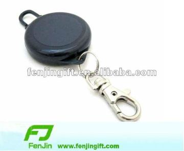 Plastic reel roller keychain/ yoyo retractable