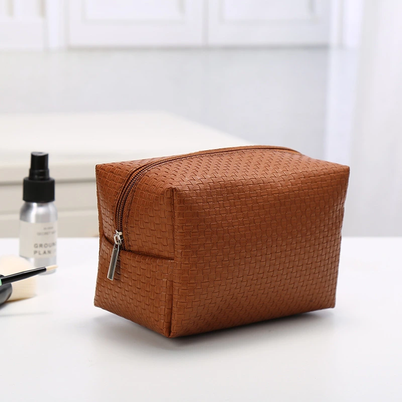 Travel Cosmetic Bag Professional PU Leather Cosmetic Makeup Bag