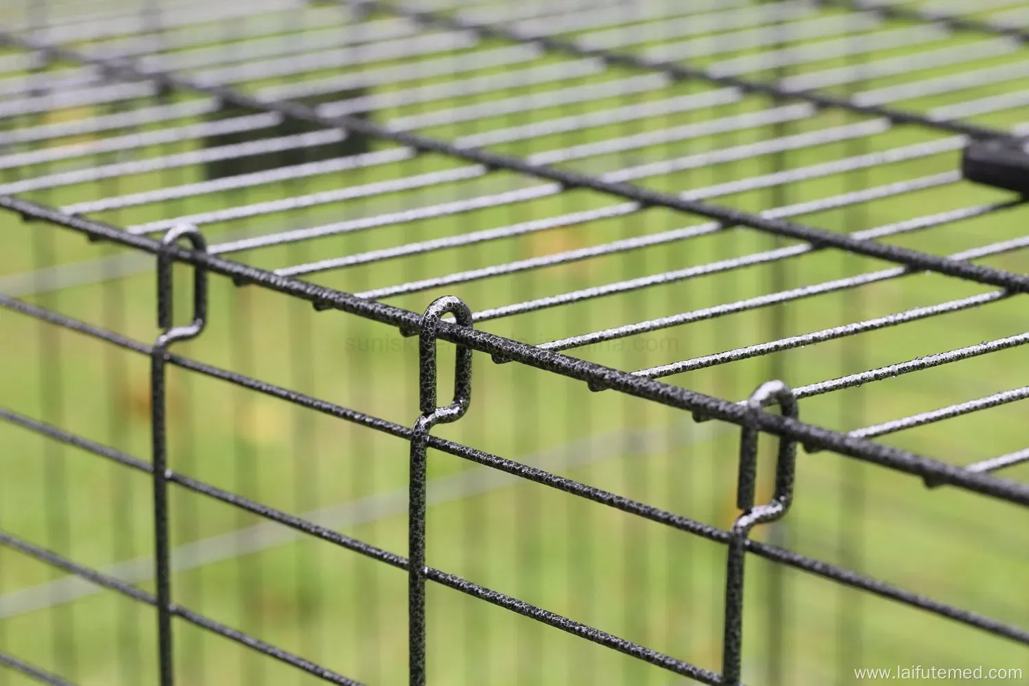 Foldable Iron Pet Carrier Cage for Dogs and Cats