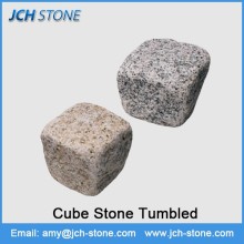 China cheap cube stone tumbled natural stone