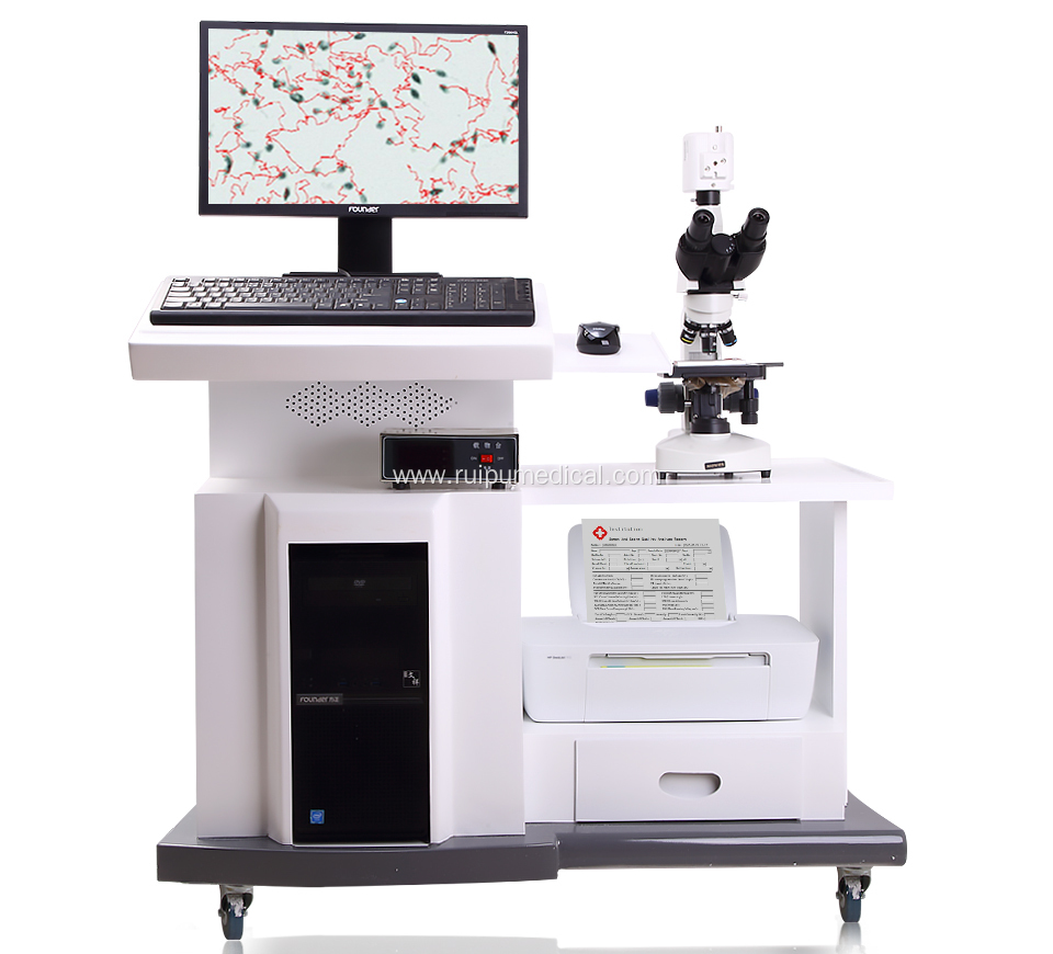 VETERINARY TROLLEY SEMEN ANALYZER