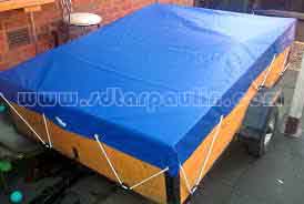 Cubierta de remolque de lona resistente al polvo Dust Resistant Tarp Trailer Cover