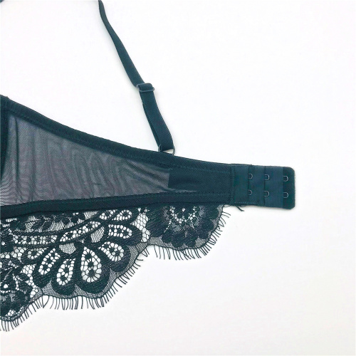 Sutiã com aro interno de cílio com 2 peças e lingerie tanga personalizada