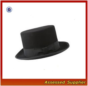 XJ0660/ wool felt hat black top hat