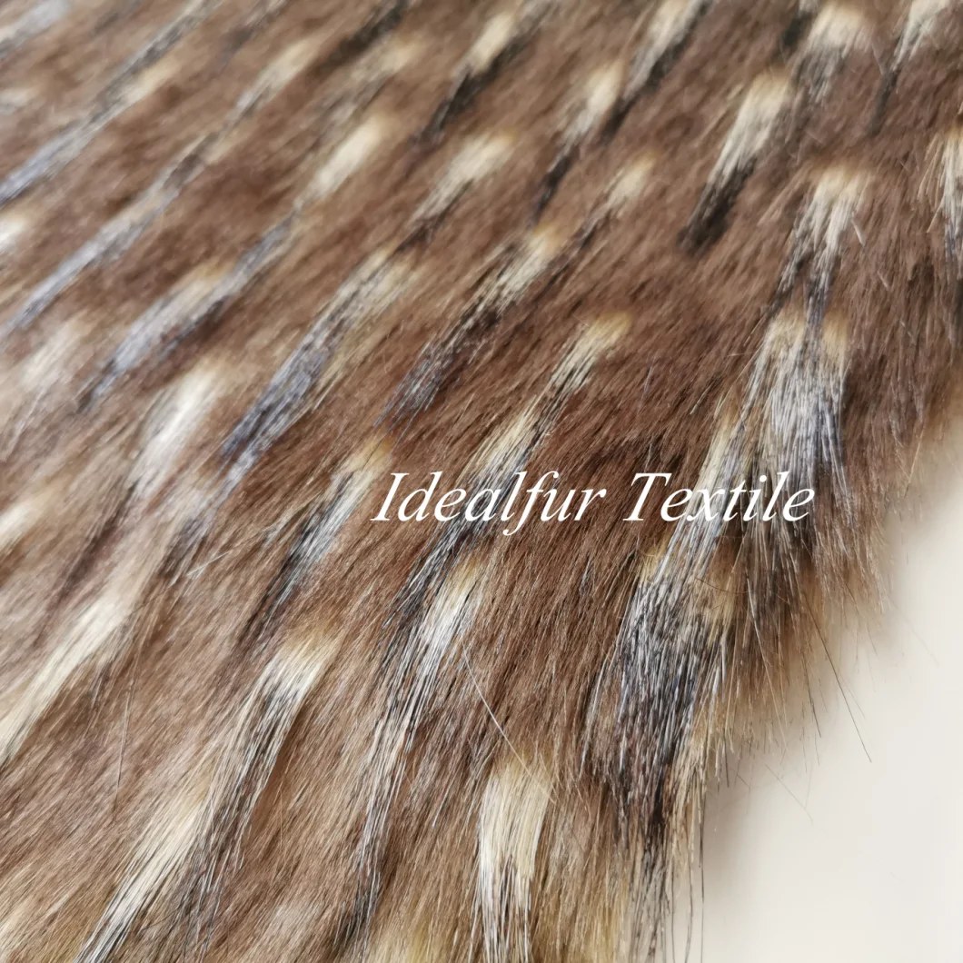 Plush Fabric Fox Faux Fur Imitation Raccoon Fabrics