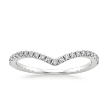 18K White Gold Lab Diamond Wedding Ring Set
