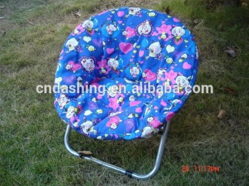 Folding comfortable chair, round moon chair