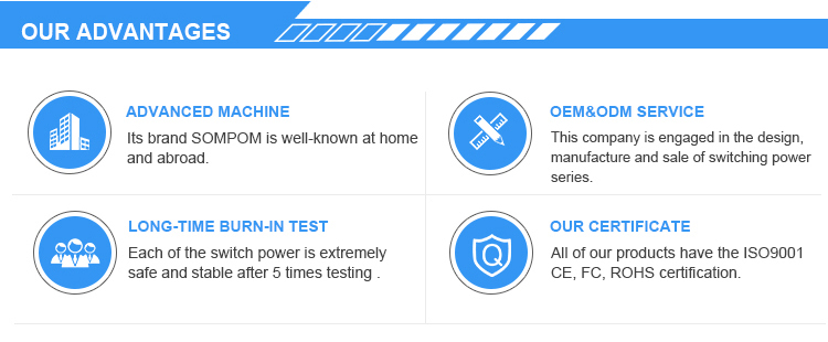 sompom 9 Outputs CCTV 10A 12V Uninterrupted Switching Power Supply for Monitoring Equipment