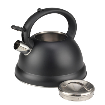 Food Grade Stainless Steel Painting Black Whistling Kettle