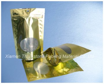 Small foil reclosable bag