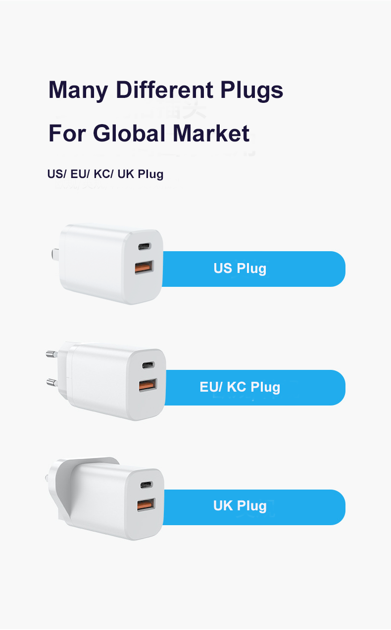 3 USB Ports Adapter Charger Styles