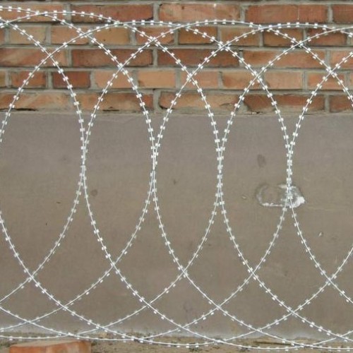 hot dipped galvanized razor barbed wire razor wire concertina flat razor wire